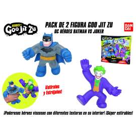 goo jit zu pack 2 figura dc batman-joker