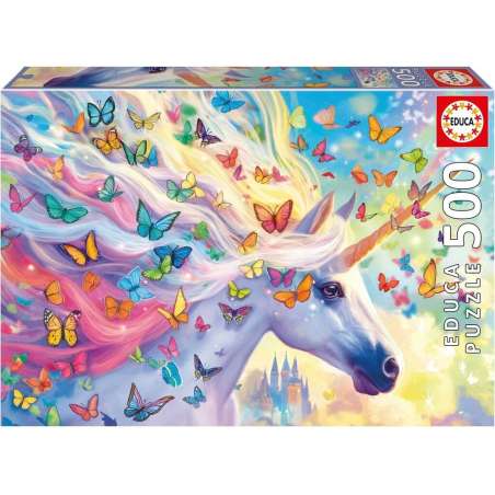 puzzle 500 piezas unicornio arcoiris (educa - 20254)