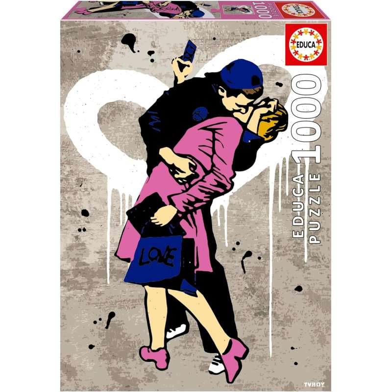 puzzle 1000 piezas el beso tv boy (educa - 20180) puzzle 1000 piezas el beso tv boy (educa - 20180)