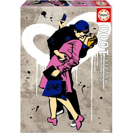 puzzle 1000 piezas el beso tv boy (educa - 20180)
