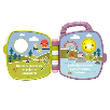 fisher-price libro musical mono morado (mattel - jfn09)
