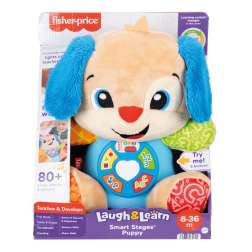 fisher-price peluche perrito rie y aprende (mattel - jfd26)