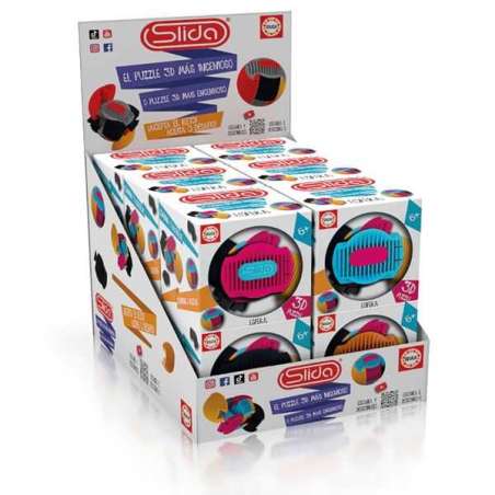 educa slida puzzle 3d gumball colours (educa - 20054)