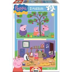 puzzle 2x48 piezas peppa pig (educa - 15920)