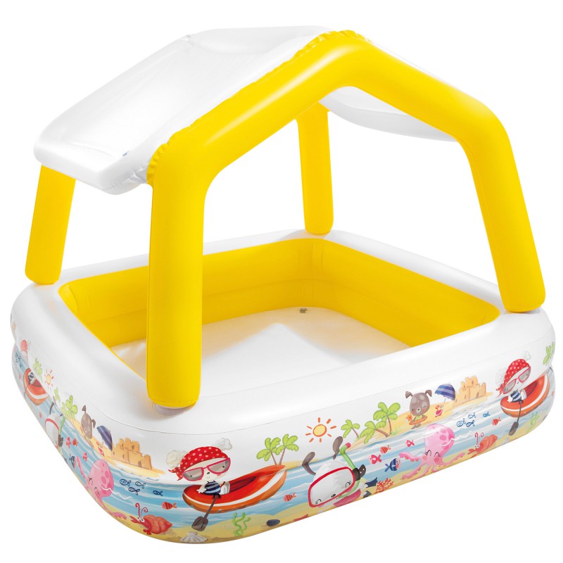 intex piscina hinchable con parasol