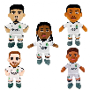 peluche jugadores real madrid 25 cm surtidos ( grupo moya - 43801)