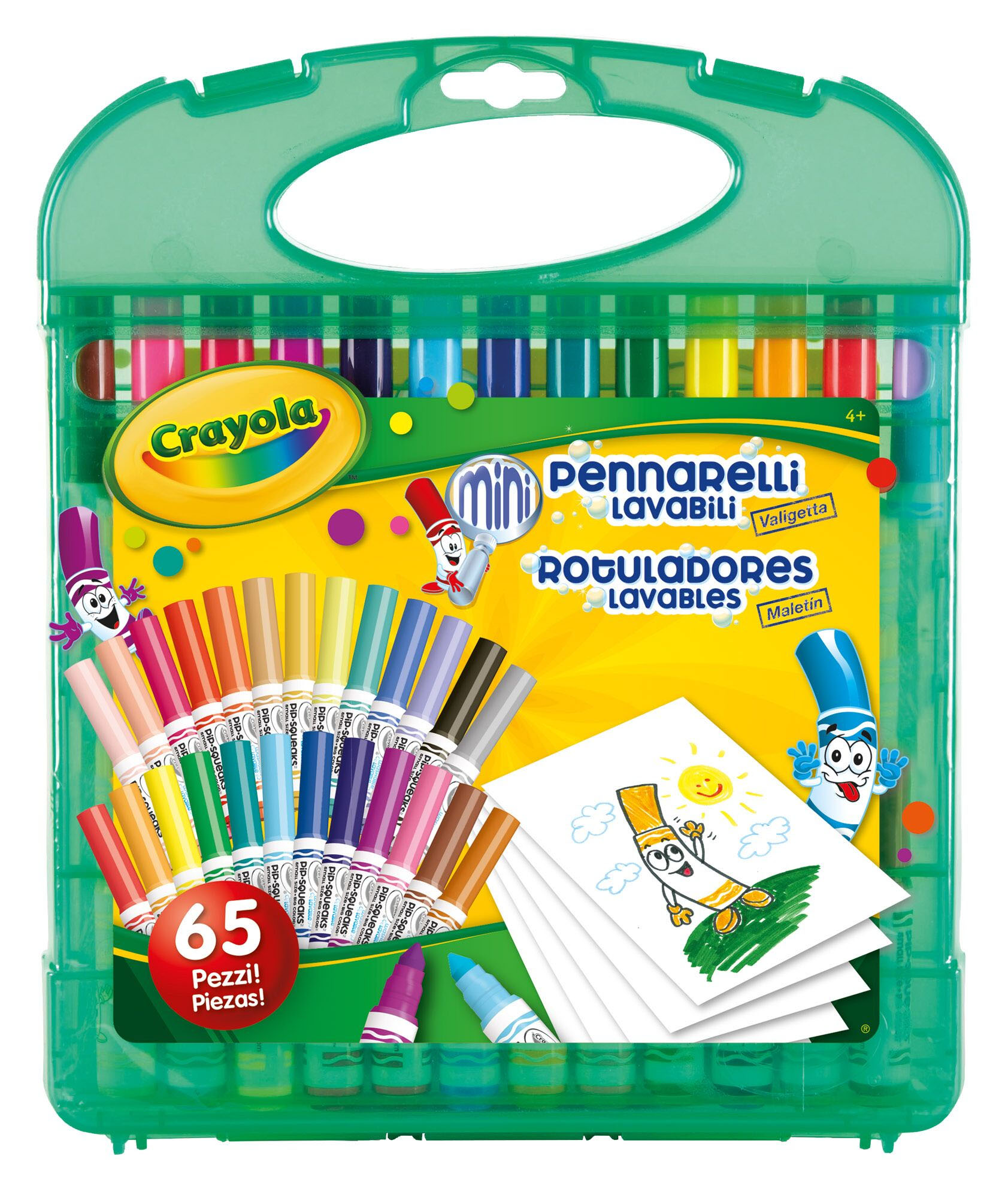 crayola maletin rotuladores lavables