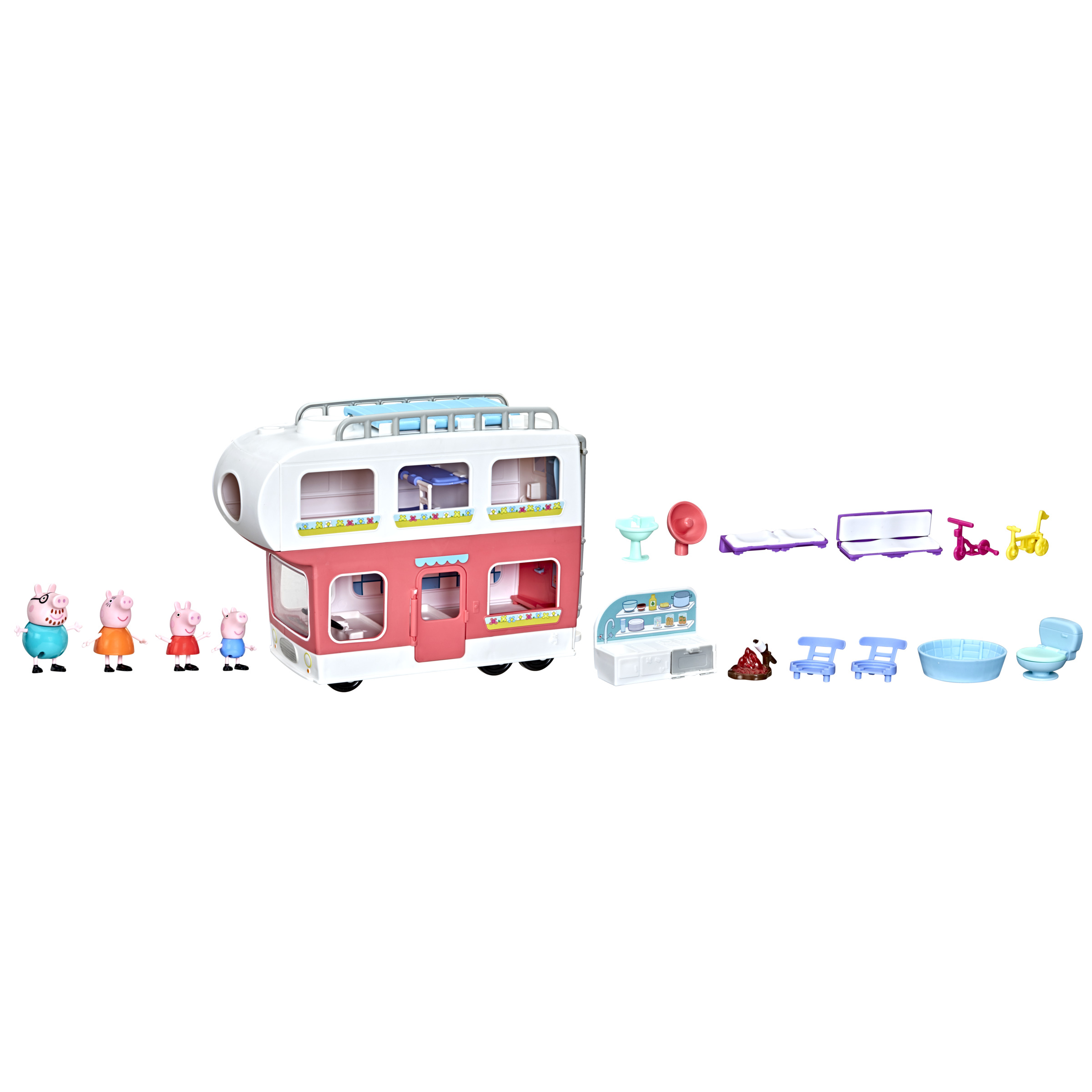 peppa pig autocaravana familiar de peppa