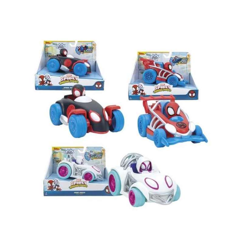 spidey and friends vehiculo retrofriccion surtidos (jazwares iberia - snf0014)
