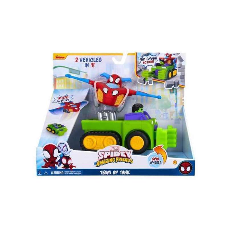 spidey and friends vehiculo tanque del equipo (jazwares iberia - snf0323) spidey and friends vehiculo tanque del equipo (jazwares iberia - snf0323)