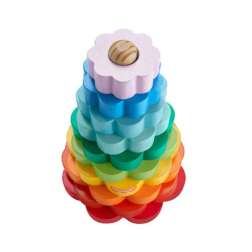 fisher-price piramide de madera (mattel - hxt77)