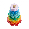 fisher-price piramide de madera (mattel - hxt77)