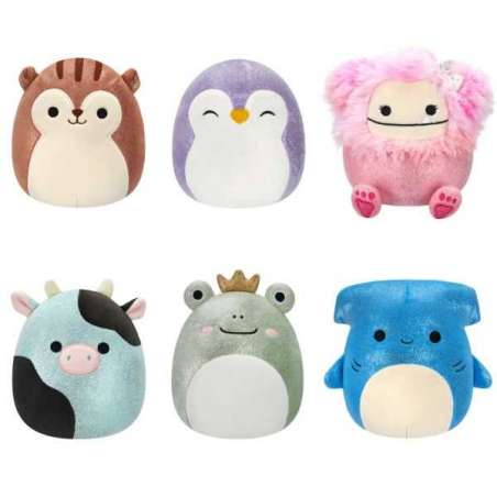 squishmallows mysterys glitter 12 cm surtidos (jazwares - sqcr09386)