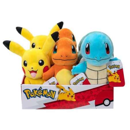pokemon peluche kanto first partners 20 cm surtidos (jazwares iberia - pkw3403)