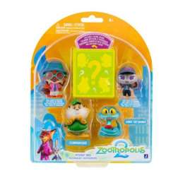 zootropolis pack 5 figuras 5 cm (jazwares - zotp0060)