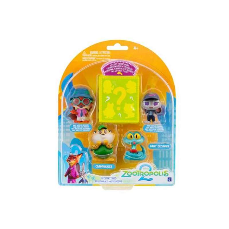 zootropolis pack 5 figuras 5 cm (jazwares - zotp0060)