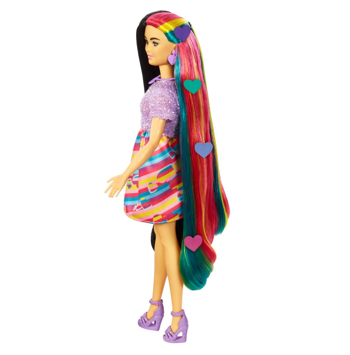 barbie totally hair extralargo corazon