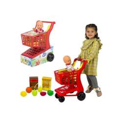 carrito supermercado+alimentos+muÑeco ( vicam - 90)