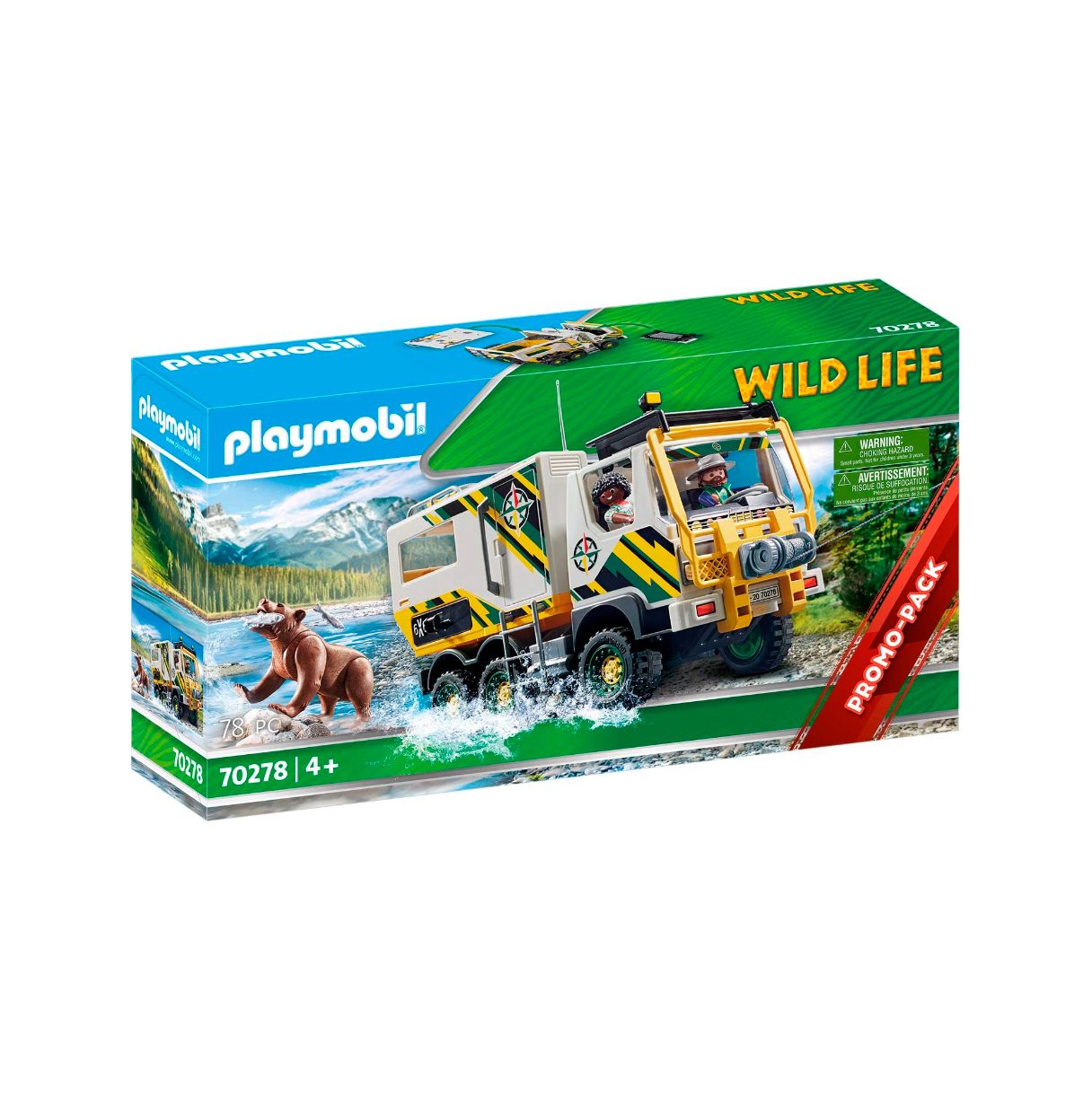 playmobil wild life camion de aventuras (70278)
