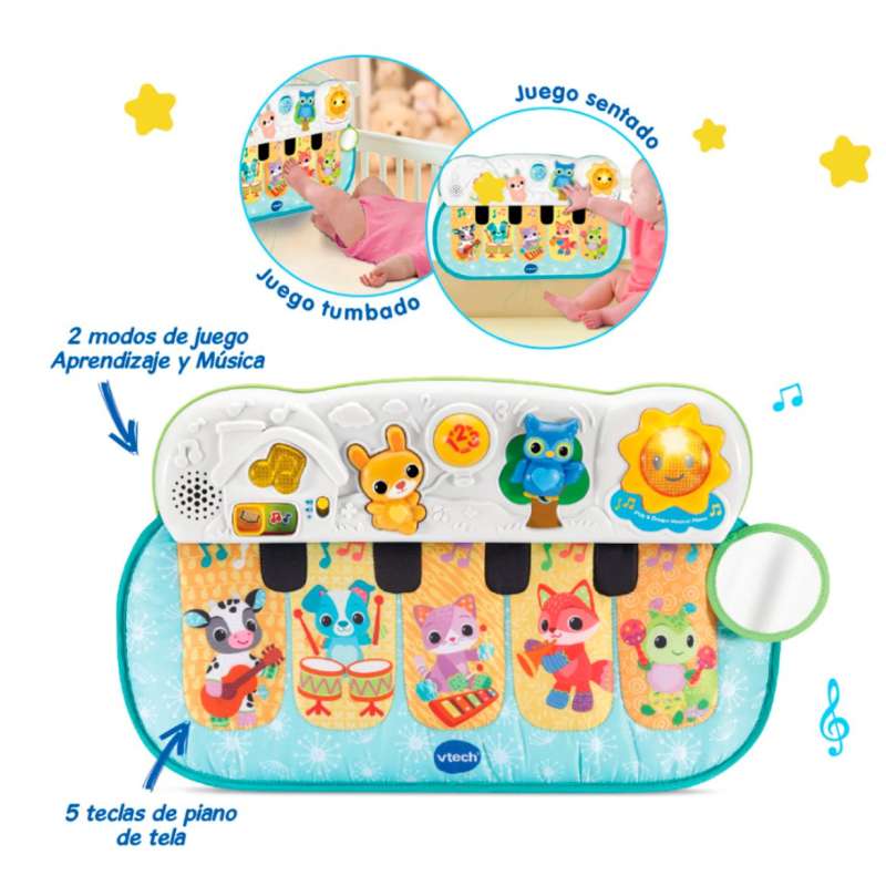 piano bebe pataditas musicales (vtech 158167) piano bebe pataditas musicales (vtech 158167)