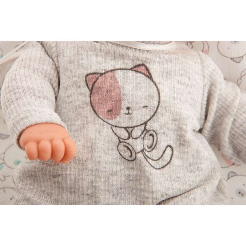 muÑeca kika lagrimitas 27 cm con camita (muñecas antonio juan - 11115)