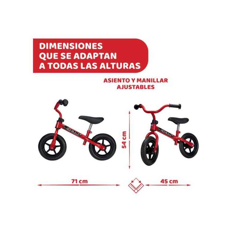 chicco first bike roja (artsana - 1716)