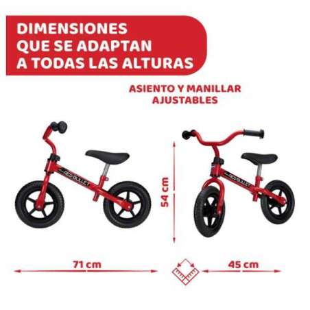 chicco first bike roja (artsana - 1716)