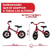 chicco first bike roja (artsana - 1716)
