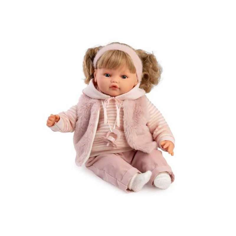 muÑeca beni lloro 42 cm con jersey rayas (muñecas antonio juan - 16386)