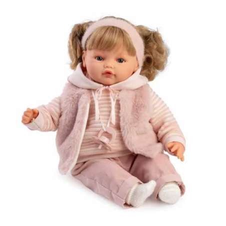 muÑeca beni lloro 42 cm con jersey rayas (muñecas antonio juan - 16386)