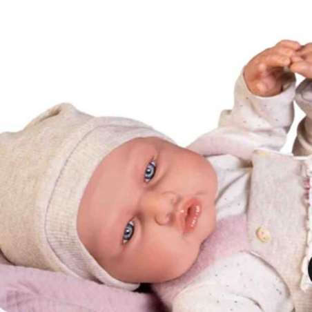 muÑeca babydoo 50 cm posturitas con manta (muñecas antonio juan - 18310)