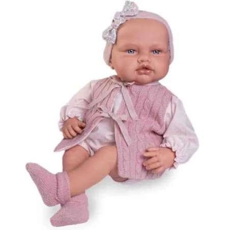 muÑeca babydoo 50 cm posturitas con chaleco (muñecas antonio juan - 18311)