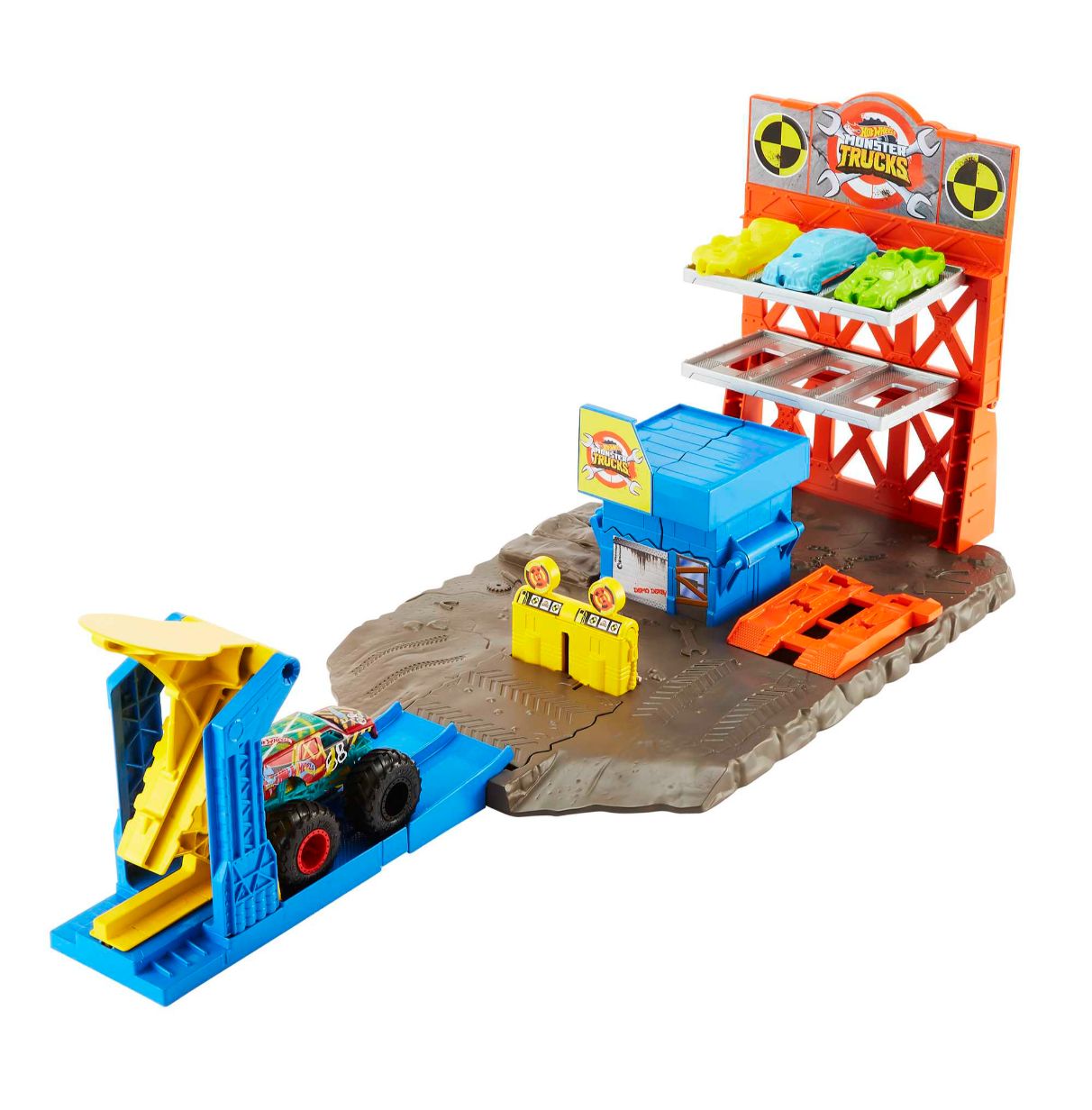hot wheels monster truck gasolinera