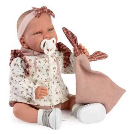 muÑeca recien nacida 42 cm carla vestido doudou (muñecas antonio juan - 33372)