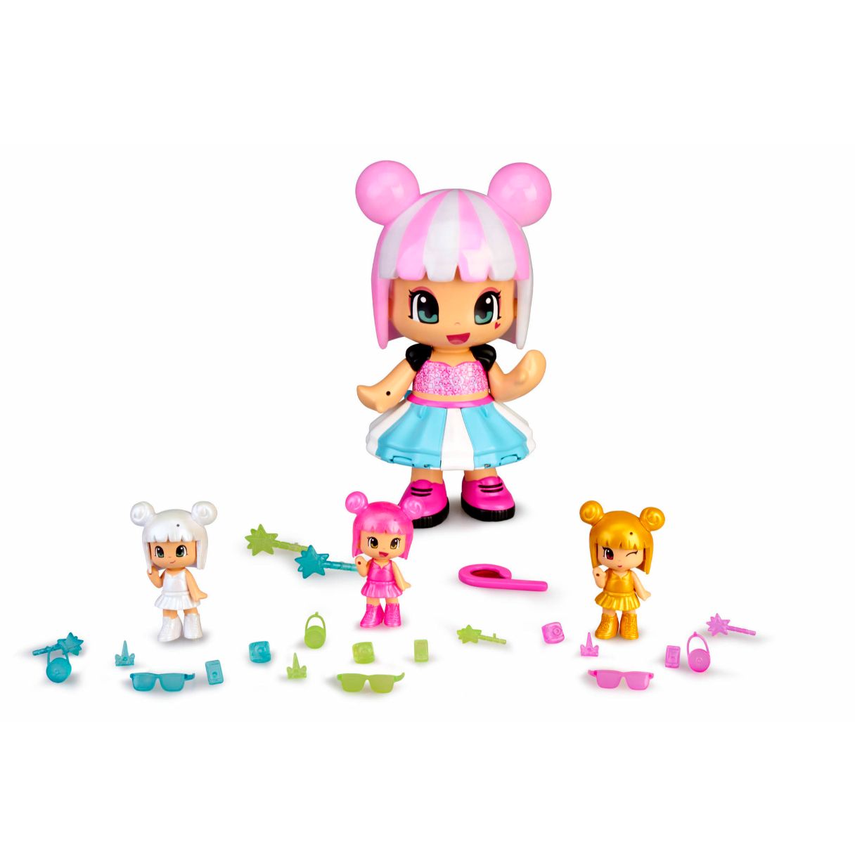 pinypon magic secret code - gran figura de 30cm sorpresa para niños y niñas de 4 a 8 años (famosa 700015075)