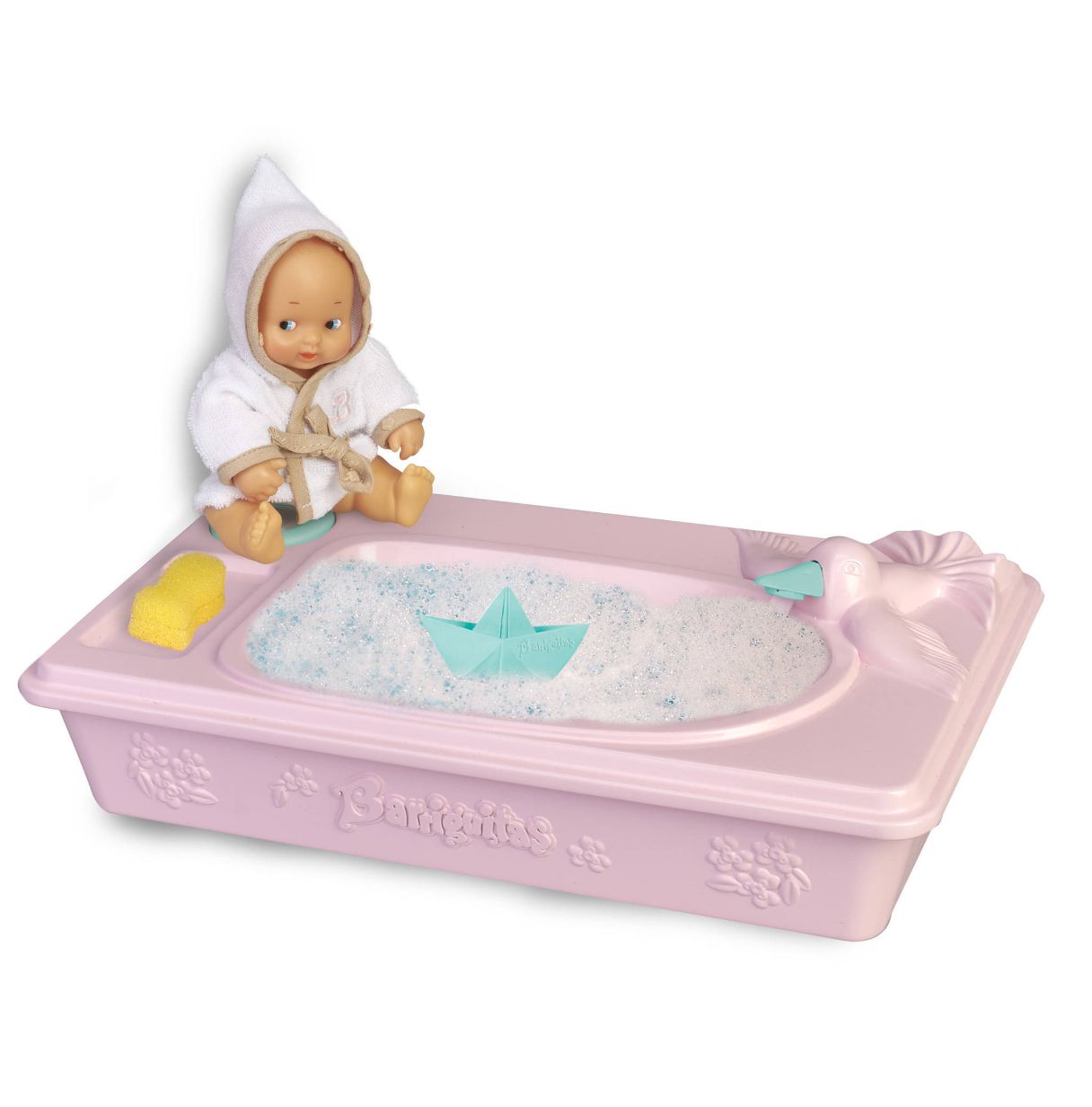 barriguitas bañera con figura bebe