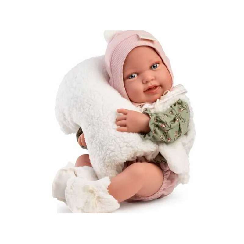 muÑeca recien nacida 42 cm pipa chaleco borreguito (muñecas antonio juan - 50430) muÑeca recien nacida 42 cm pipa chaleco borreguito (muñecas antonio juan - 50430)