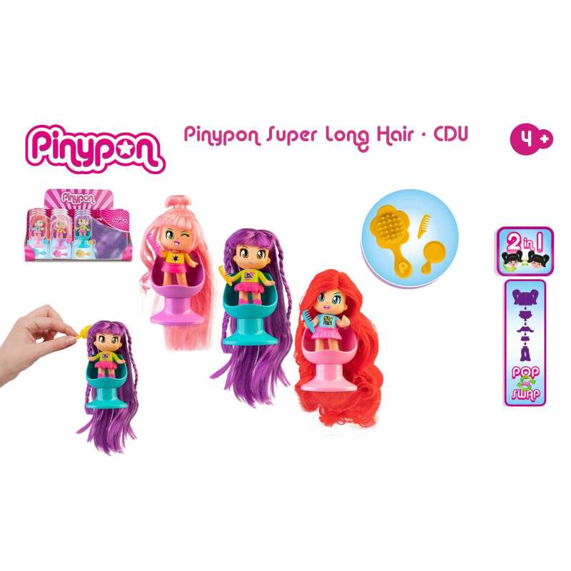 pinypon super melena figuras surtidas (famosa pny33000)