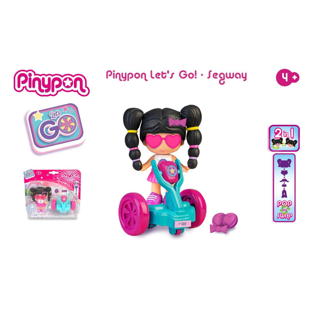 pin y pon let's go! segway (famosa pny23000