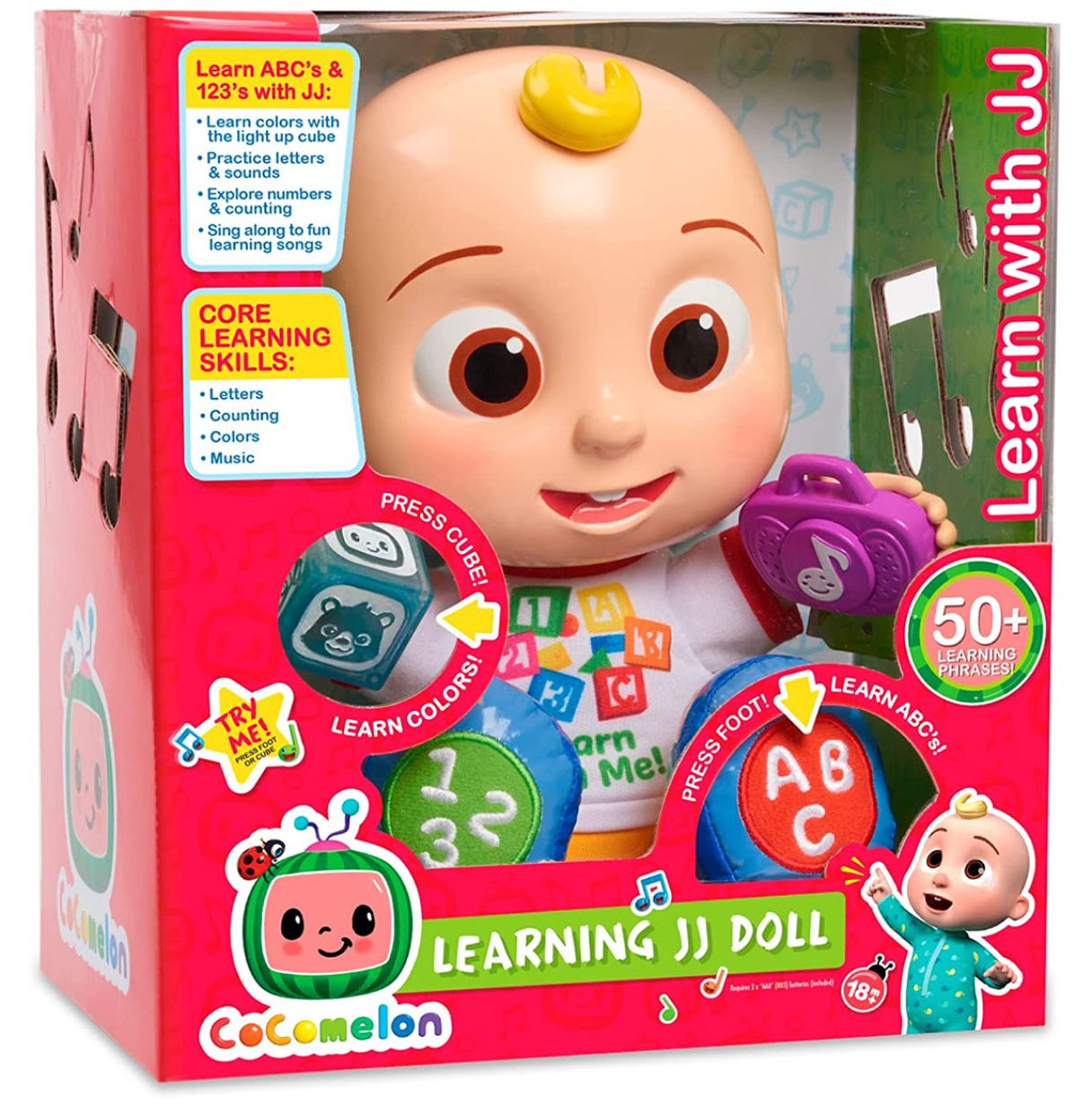 cocomelon learning jj doll (famosa ccm11102)