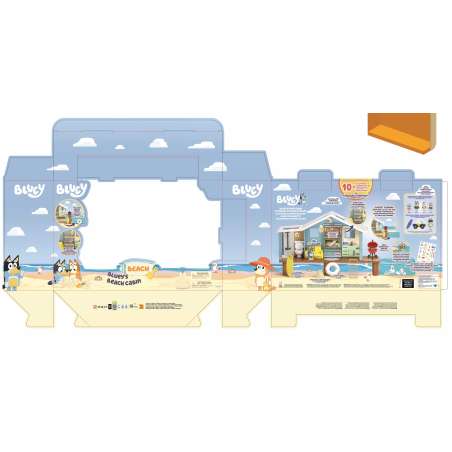 bluey beach cabin cabaÑa (famosa - bly66000)