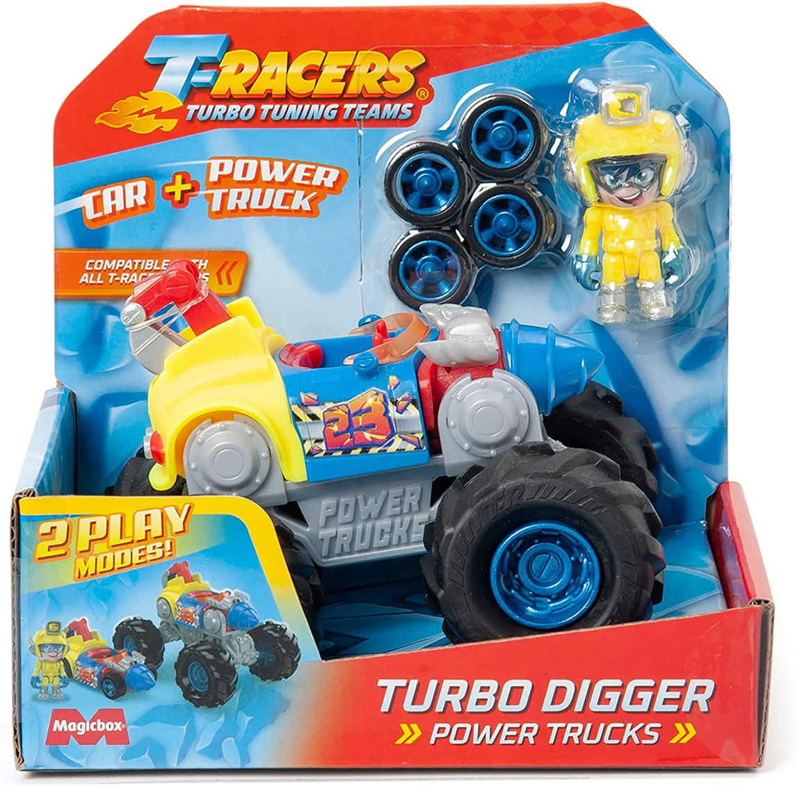 t-racers s power trucks turbo digger ( magic box ptrsp118in10)