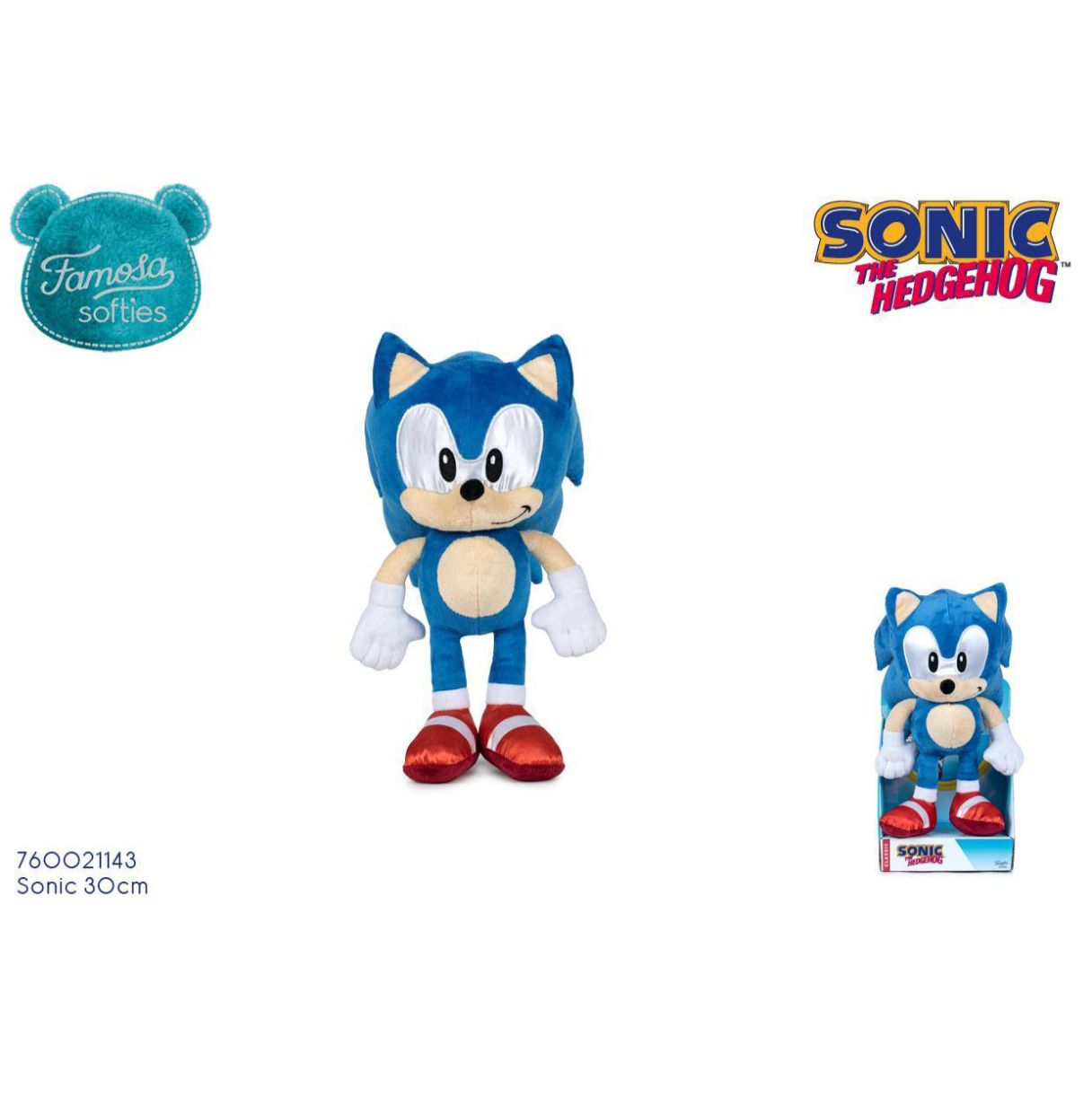 PELUCHE SONIC 15 CM SURTIDO