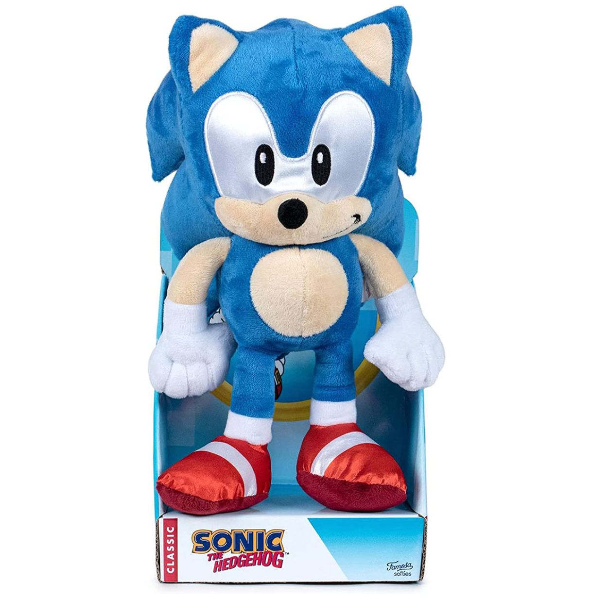 peluche sonic 30 cm (famosa 760021143).
