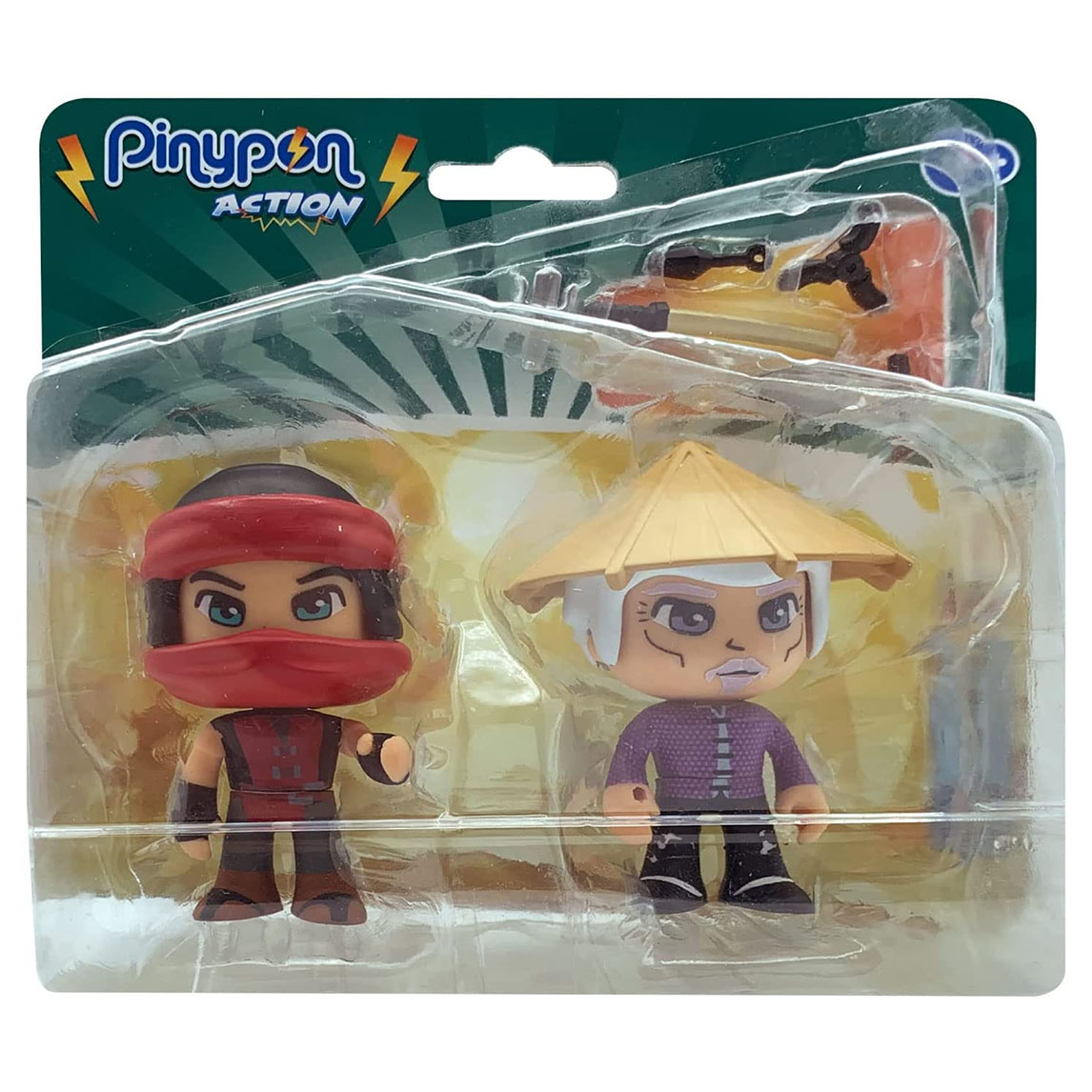 pinypon action ninja sensei & kohai (famosa pnc28000)