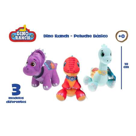 dino ranch peluche basico surtidos (famosa - dna06401 )
