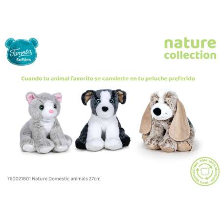peluche nature domestic animals 27cm (famosa - 760021801)