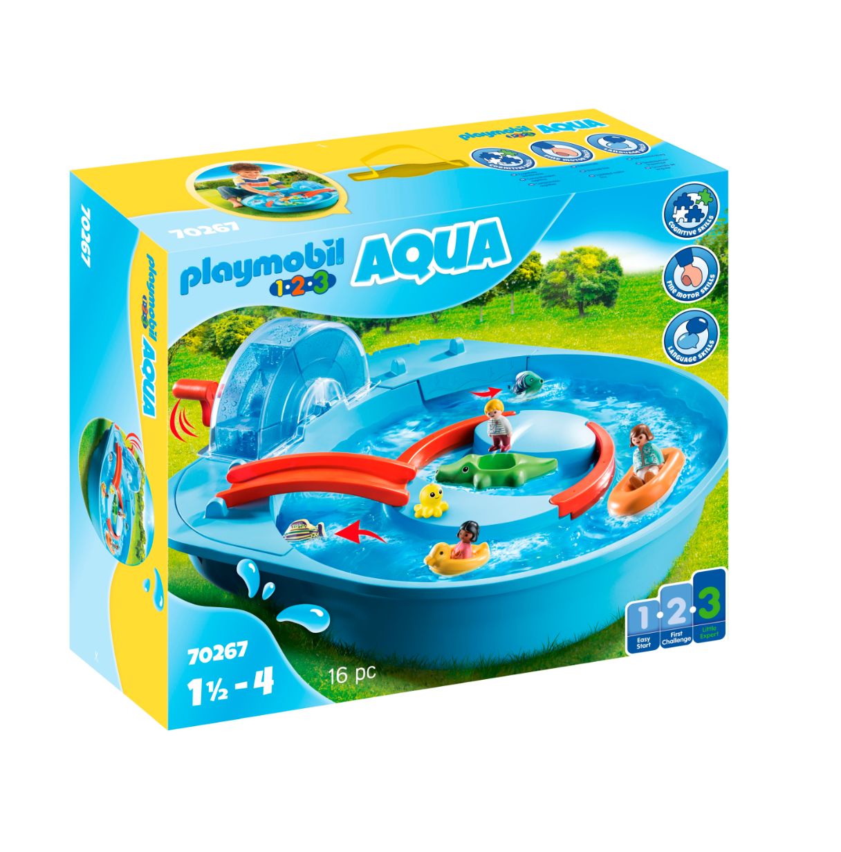 playmobil 1.2.3. parque acuatico (70267)
