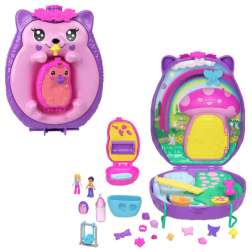 polly pocket cofre bolso mama erizo y bebe (mattel - jbj91)
