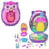 polly pocket cofre bolso mama erizo y bebe (mattel - jbj91)